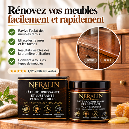 Neralin – Baume nourrissant et rénovateur pour meubles
