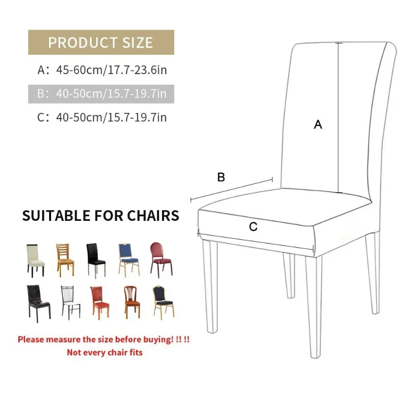 Neralin - Elastic velvet chair covers