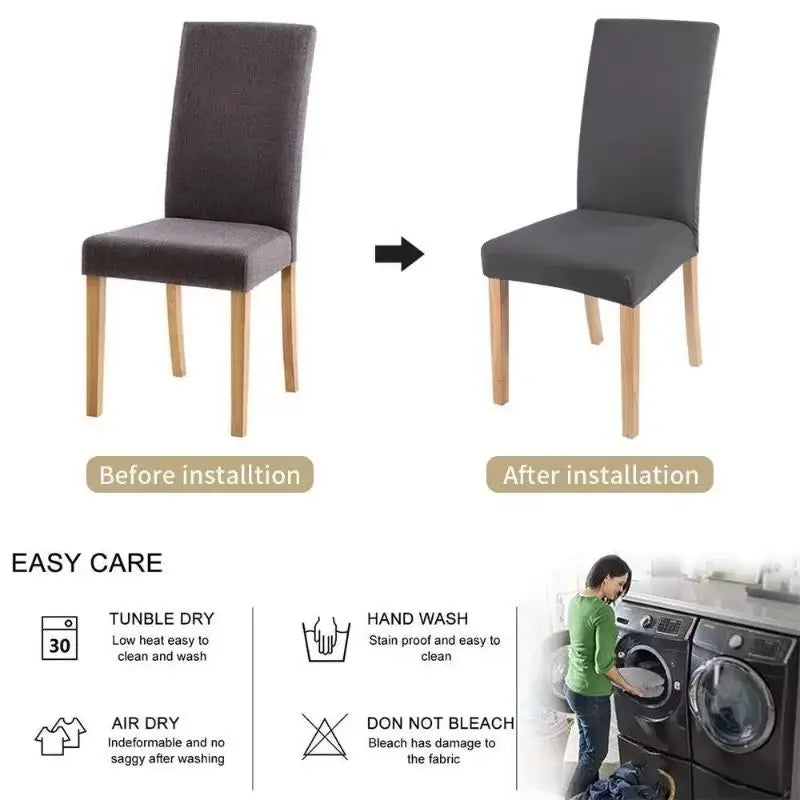 Neralin - Elastic velvet chair covers